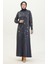 Taşlı Simli Elbise 0408-03 Lacivert 1