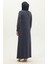Taşlı Simli Elbise 0408-03 Lacivert 5