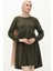 Büzgülü Tunik 7272-04 Haki 1
