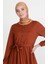Kuşaklı Elbise 7979-01 Taba 4