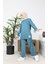 Kaşkorse Tunik Pantolon Ikili Takım 20039-02 Petrol 1