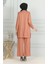 Püskül Detaylı Tunik Pantolon Ikili Takım 20042-08 Somon 5