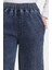 Beli Lastikli Kot Pantolon 1793H-01 Mavi 3
