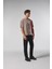 Bej Düşünen Adam Baskılı Oversize Tshirt 2