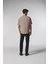 Bej Düşünen Adam Baskılı Oversize Tshirt 3