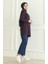 Yırtmaçlı Araboy Tunik 9140-06 Mor 2