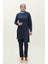 Düğme Detaylı Tunik Pantolon Ikili Takım 0101DA-05 Lacivert 1