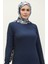 Düğme Detaylı Tunik Pantolon Ikili Takım 0101DA-05 Lacivert 3
