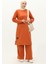 Iki Ip Tunik Pantolon Ikili Takım 0044-10 Taba 1