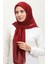 Plainhanky Düz Eşarp 1315PLN-25 Koyu Bordo 2