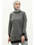 Bisiklet Yaka Sweatshirt 23012-01 Antrasit 1