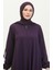 Fermuarlı Double Mevlana Ferace 2029-04 Mor 3