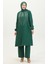 Taş Baskılı Abiye Tunik Pantolon Ikili Takım 0410-01 Zümrüt Yeşili 1