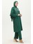Taş Baskılı Abiye Tunik Pantolon Ikili Takım 0410-01 Zümrüt Yeşili 3