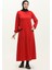 Iki Iplik Cepli Elbise 0274-03 Bordo 1