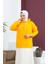 Kapüşonlu Sweatshirt 23002-09 Gold 1