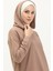 Kapüşonlu Spor Tunik 3007-24 Sütlü Kahve 3