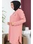Büyük Beden Tunik Pantolon Ikili Takım 2691-07 Yavruağzı 4
