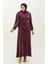 Alime Simli Abiye Elbise 0337-03 Mor 1
