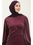 Alime Simli Abiye Elbise 0337-03 Mor 3