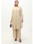 Aerobin Kumaş Tunik Pantolon Ikili Takım 0244-04 Bej 1