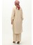 Aerobin Kumaş Tunik Pantolon Ikili Takım 0244-04 Bej 5