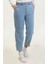 Düğmeli Mom Jean Kot Pantolon 3100131-01 Açık Mavi 1