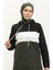 Kapüşonlu Tunik 23034-01 Siyah Haki 2