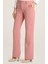 Yandan Cepli Likrali Pantolon 6555-05 Pudra 2