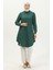 Düğmeli Tunik 6122-01 Zümrüt Yeşili 1