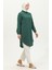Düğmeli Tunik 6122-01 Zümrüt Yeşili 2