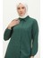 Düğmeli Tunik 6122-01 Zümrüt Yeşili 3