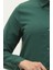 Düğmeli Tunik 6122-01 Zümrüt Yeşili 4