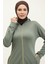 Fermuarlı Ferace 2140-01 Çağla Yeşili 3