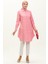 Cepli Düğmeli Tunik 6472-19 Pembe 2