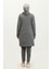 Kapüşonlu Sweatshirt 24003-03 Gri 5