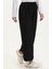 Beli Lastikli Bol Paça Pantolon 1143-01 Siyah 1