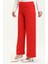 Beli Lastikli Bol Paça Pantolon 2951-17 Kırmızı 2