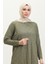 Rahat Kesim Desenli Salaş Tunik 8713A-01 Yeşil 3