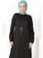 Kolyeli Tunik Pantolon Ikili Takım 8585-01 Siyah 5
