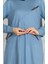 Püskül Detaylı Tunik Pantolon Ikili Takım 20042-06 Mavi 4