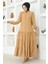 Eteği Katlı Jessica Krep Ferace 0031-06 Vizon 4