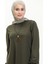 Kolyeli Uzun Tunik 2727-11 Haki 3