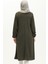 Kolyeli Uzun Tunik 2727-11 Haki 5