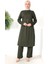 Kolyeli Tunik Pantolon Ikili Takım 8585-07 Haki 2