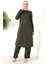 Kolyeli Tunik Pantolon Ikili Takım 8585-07 Haki 3