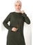 Kolyeli Tunik Pantolon Ikili Takım 8585-07 Haki 4