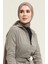 Yün Viskon Kuşaklı Tunik 6544-02 Vizon 4