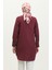 Düğmeli Tunik 4820-07 Mürdüm 5