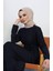 Kuşaklı Elbise 0582-02 Lacivert 1